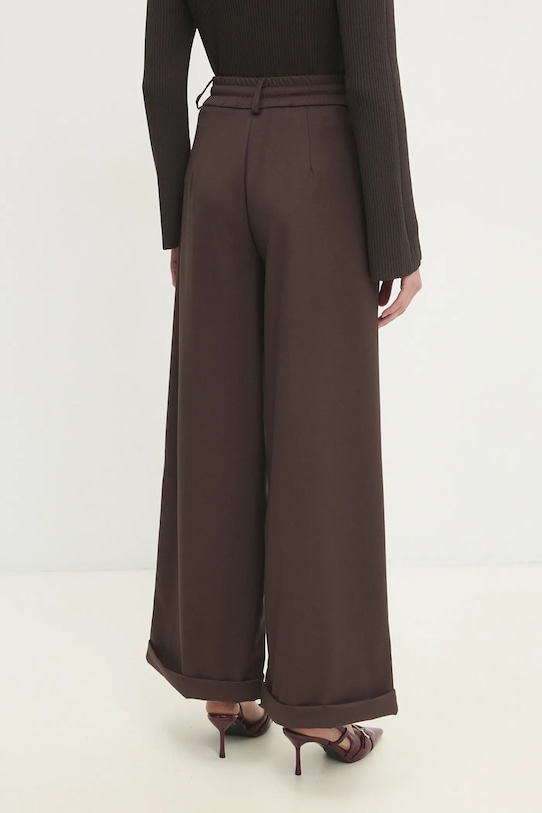 Îmbrăcăminte Answear Lab pantaloni et015.ILK maro