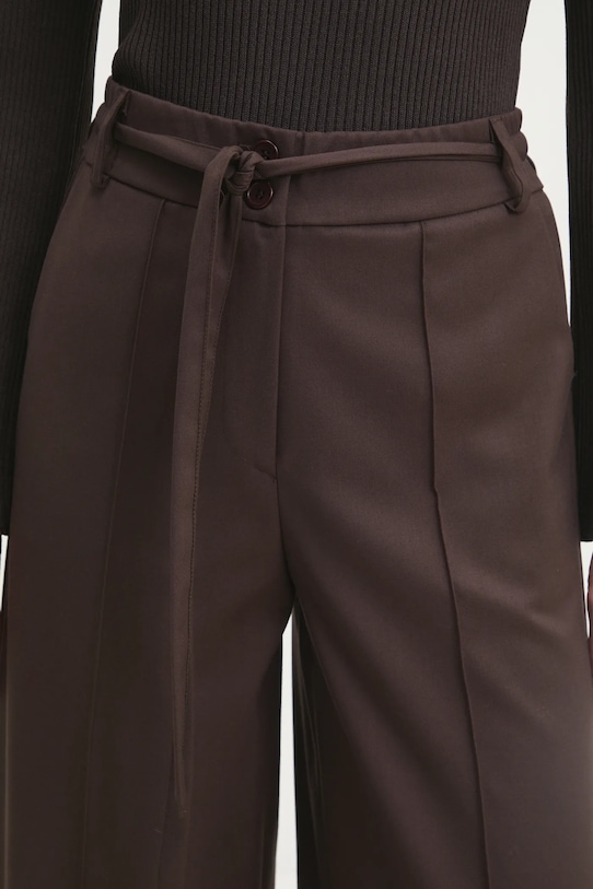 Answear Lab pantaloni maro et015.ILK