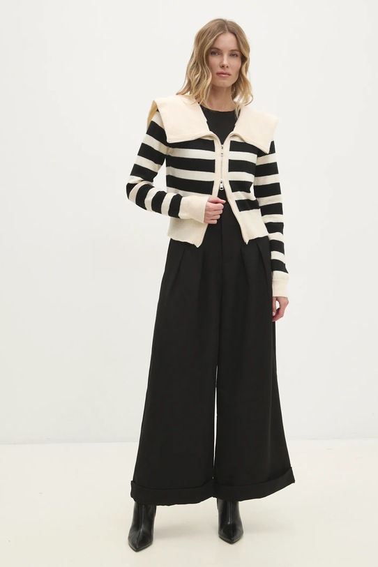 Hlače Answear.LAB 14786.ios crna WW25