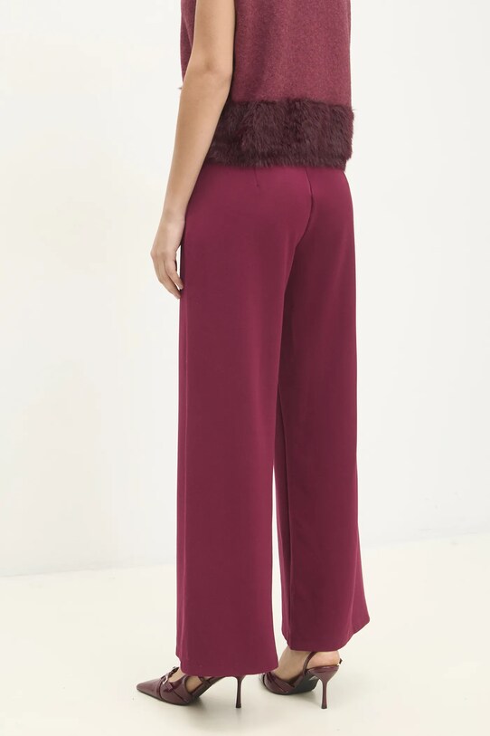 Îmbrăcăminte Answear Lab pantaloni CBPA3176.IKK burgundia