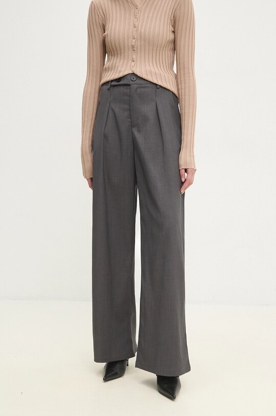 Answear Lab pantaloni panza gri YS222.hms