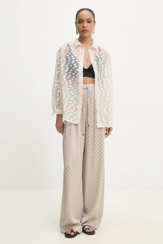 Nohavice Answear.LAB 45081.tos béžová WW25