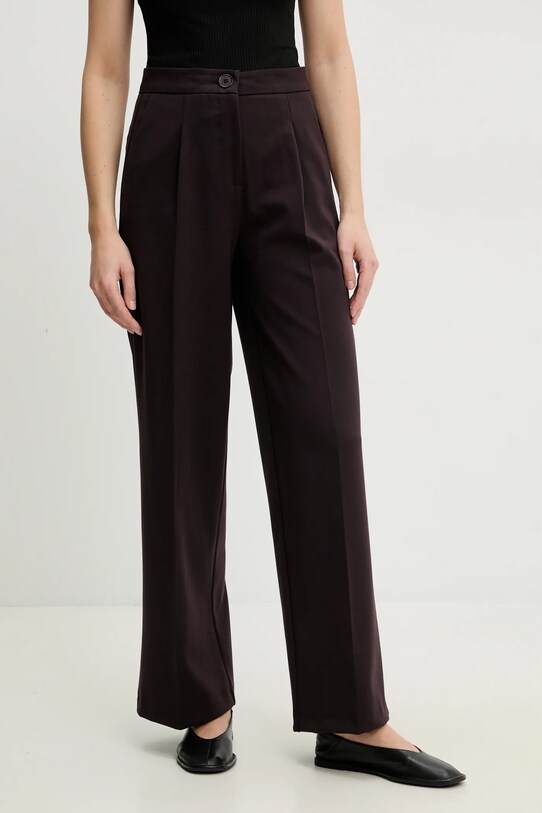 Answear.LAB spodnie z elastanem fioletowy 4142.TWK