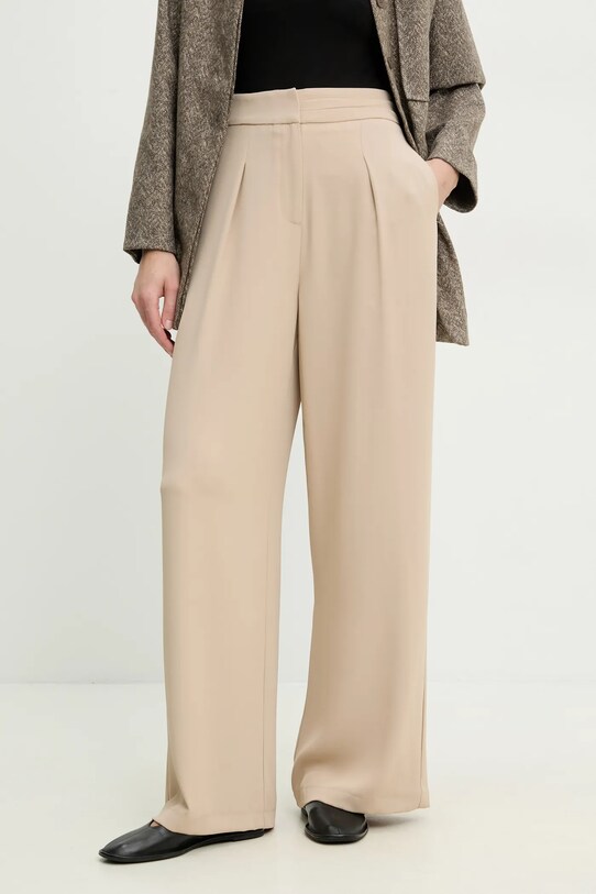 Answear Lab pantaloni drept bej 971343.hos