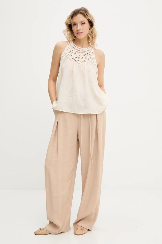 Answear Lab pantaloni 031425..tos bej WW25