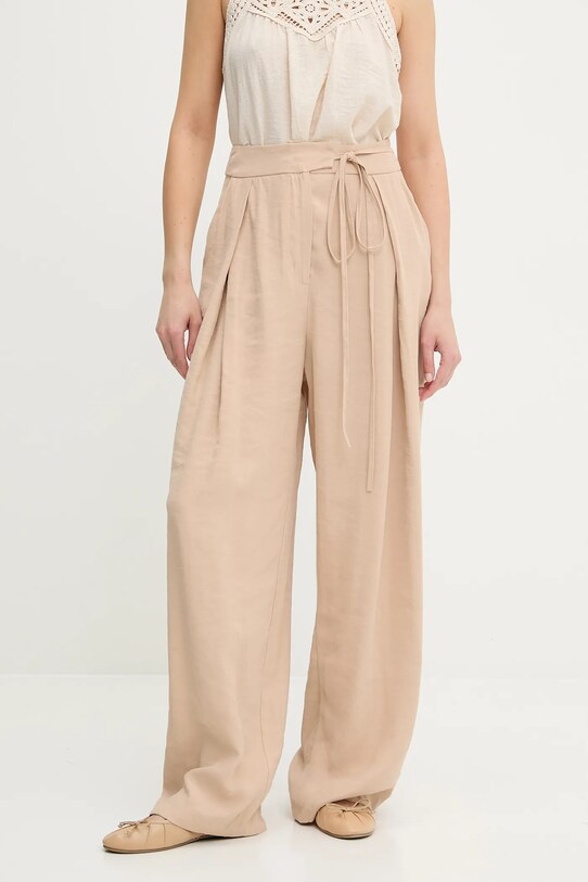 Îmbrăcăminte Answear Lab pantaloni 031425..tos bej