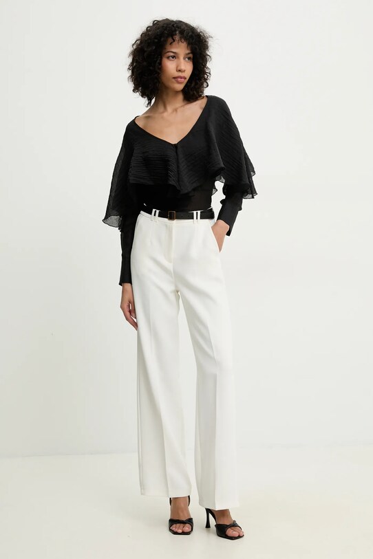 Answear Lab pantaloni P920.1HWK alb WW25