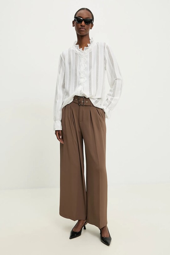 Answear Lab pantaloni 15021.fos maro WW25