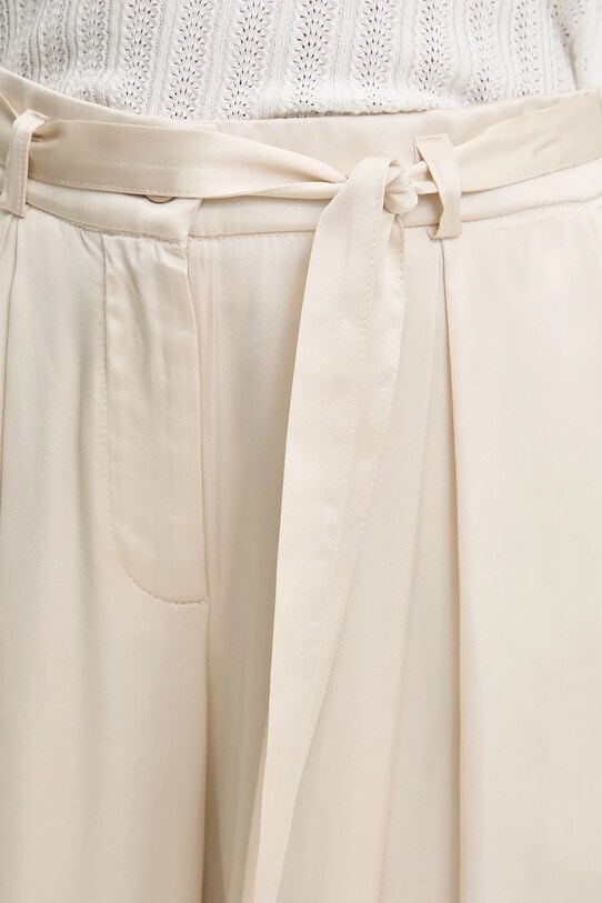 Answear Lab pantaloni bej t103318.IKK