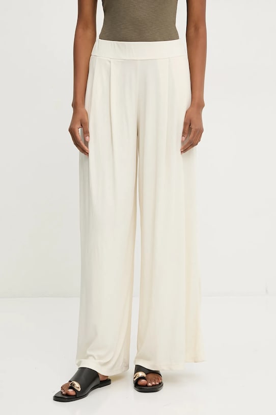 Answear Lab pantaloni drept bej 93117.IWK
