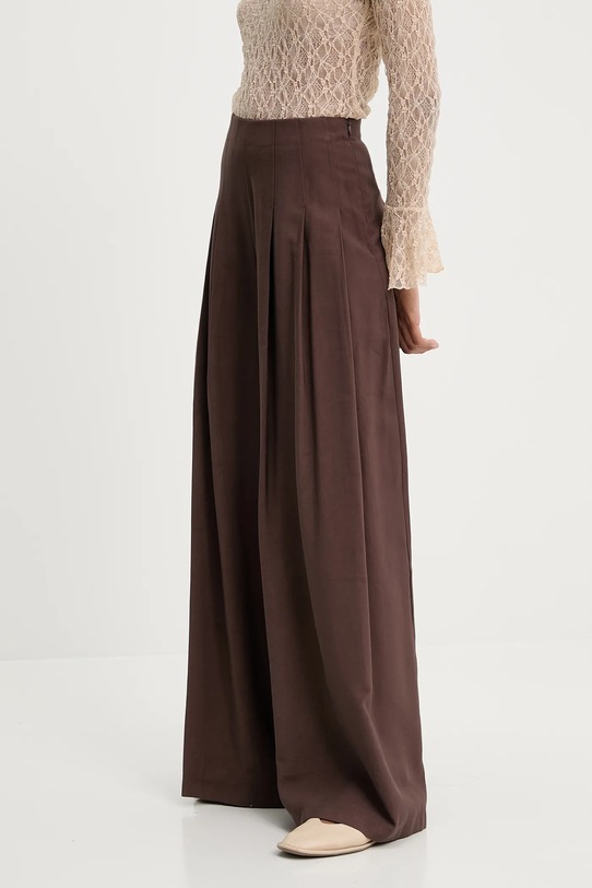 Answear.LAB pantaloni panza maro 21892.hos
