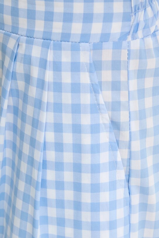 Answear Lab pantaloni de bumbac albastru 13463.fos