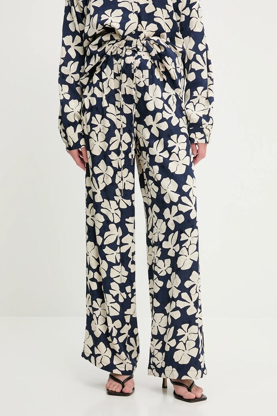 Answear Lab pantaloni drept albastru 45099.tos