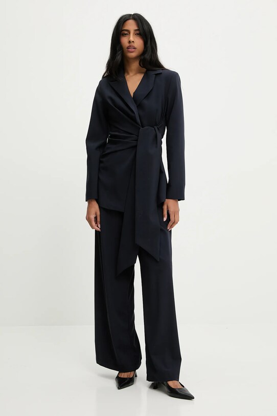 Answear Lab pantaloni 2601.HAK bleumarin WW25