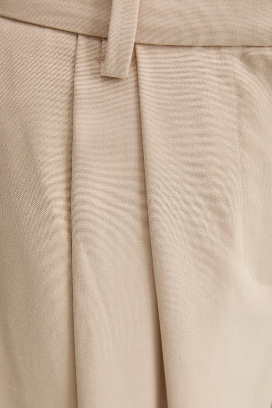 Answear.LAB spodnie z wełną beżowy 2618.HAK