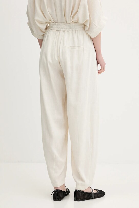 Îmbrăcăminte Answear Lab pantaloni din in LD2656.hak bej