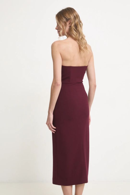 Odzież Answear.LAB sukienka model1.tos bordowy