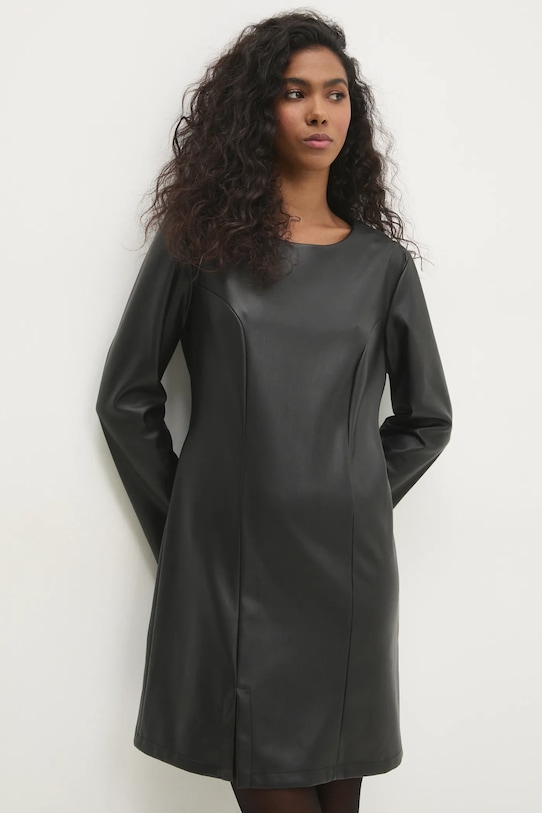 Answear Lab rochie 3424.ilk negru WW25