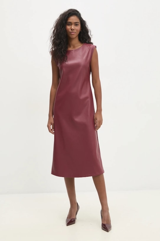 Answear Lab rochie 3489.ilk rosu WW25