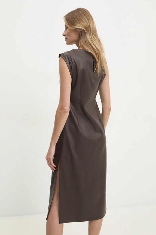 Odjeća Haljina Answear.LAB 3489.ilk smeđa
