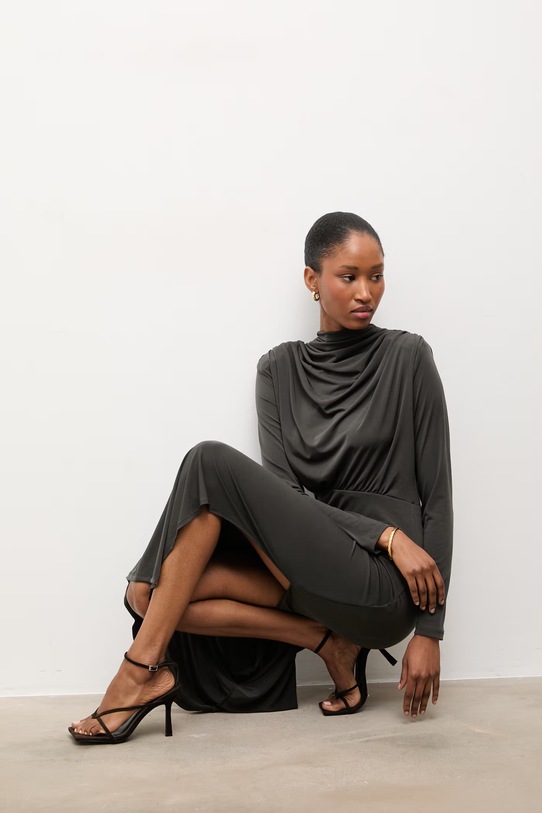 Рокля Answear.LAB зелен sng.76.tos