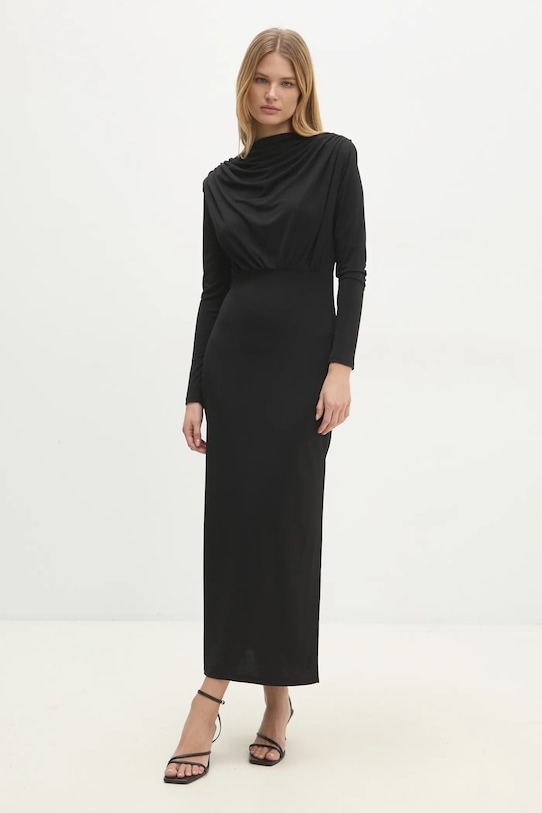Answear.LAB sukienka z elastanem czarny sng.76.tos