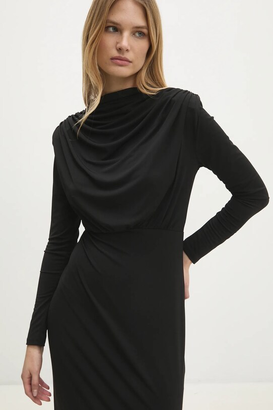 Answear Lab rochie negru sng.76.tos