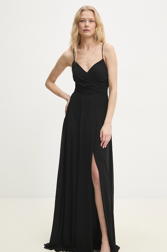Answear Lab rochie maxi negru M8995.hos