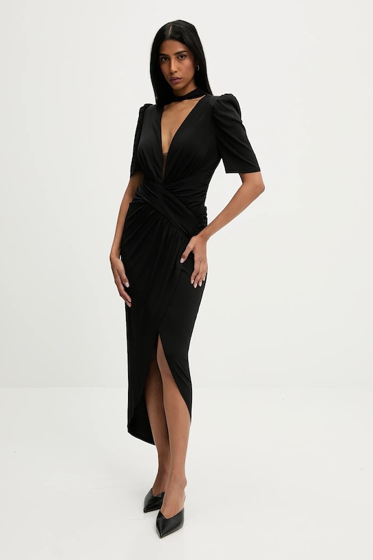 Answear Lab rochie maxi negru 25225.hos