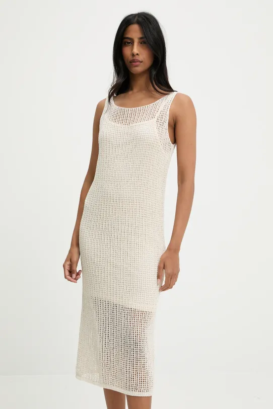 Answear.LAB ruha vállas bézs 90206.tos