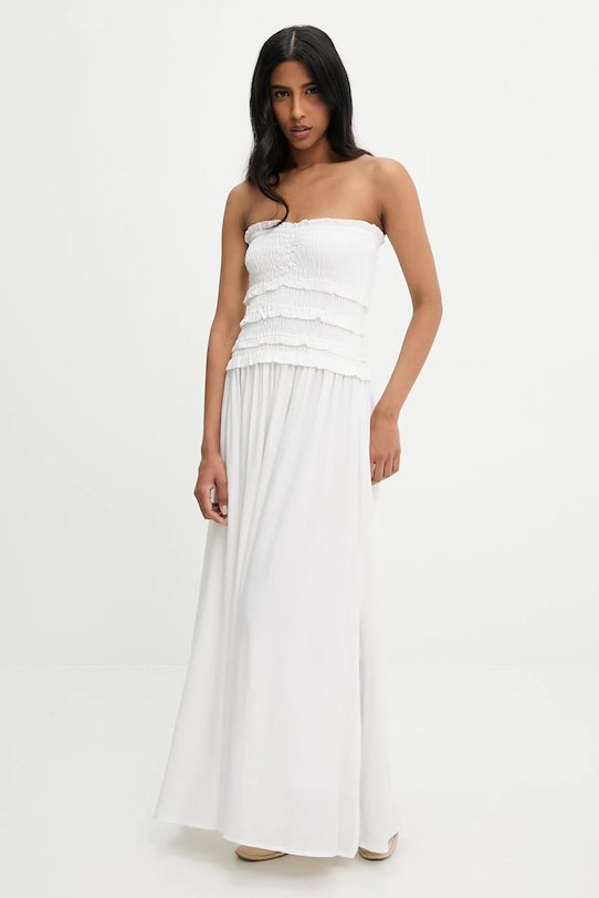 Answear Lab rochie din in 91220.tos bej WW25