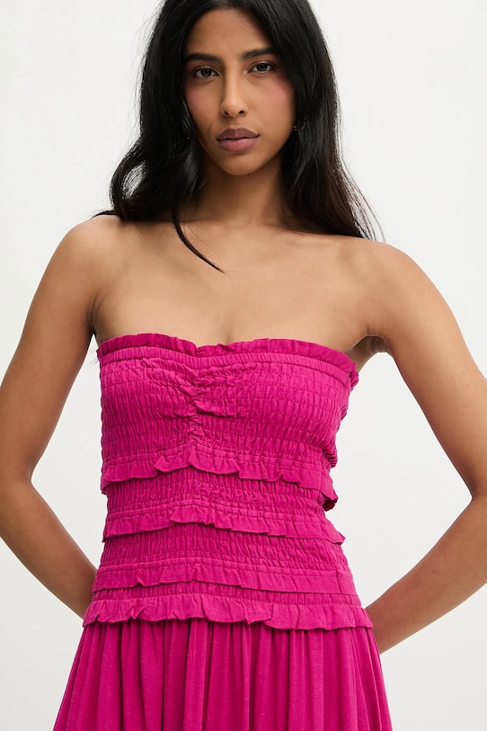 Answear Lab rochie din in roz 91220.tos