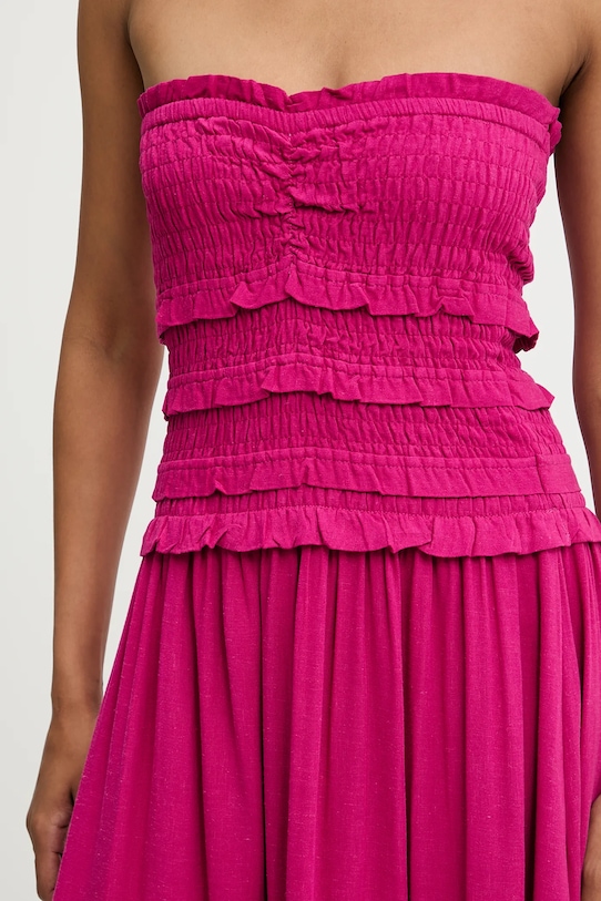 Answear Lab rochie din in 91220.tos roz