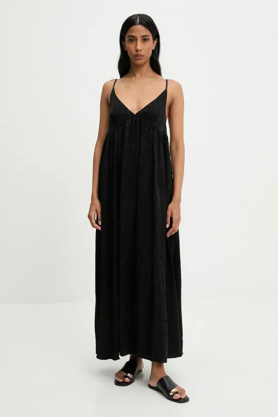 Answear Lab rochie maxi negru 7351.tos
