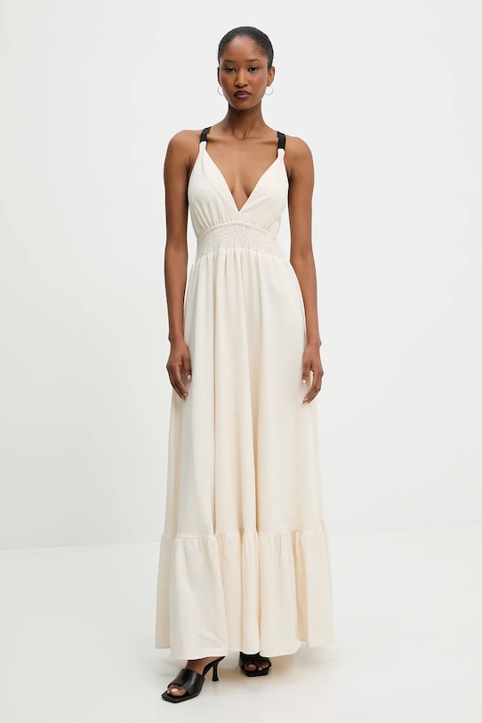Answear Lab rochie maxi bej 6976.tos