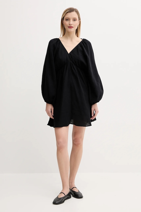 Answear Lab rochie din bumbac 6327.tos negru WW25