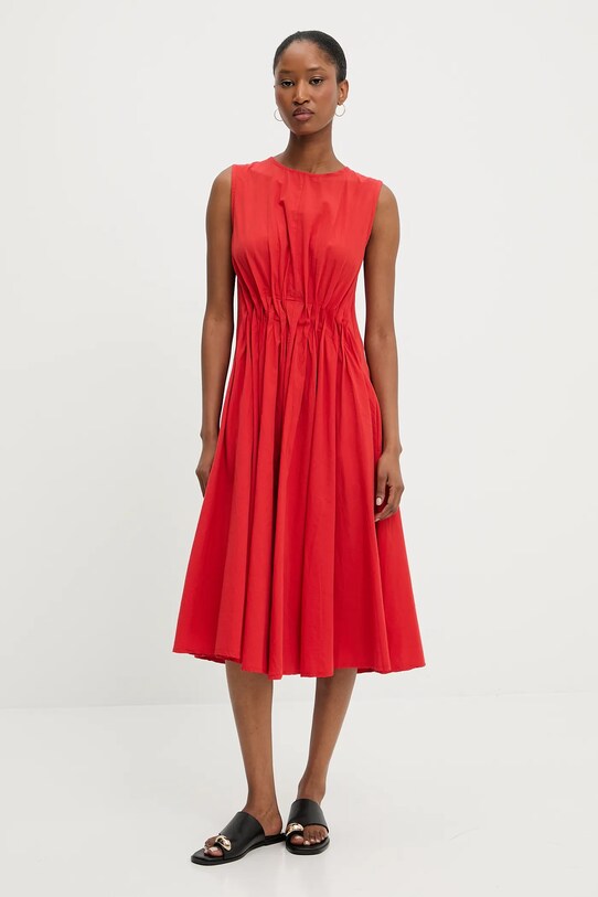 Answear.LAB vestito in cotone 1620.tos rosso WW25