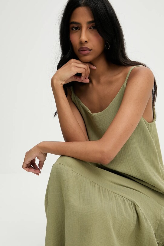 Bavlněné šaty Answear.LAB zelená E28.7311.tos