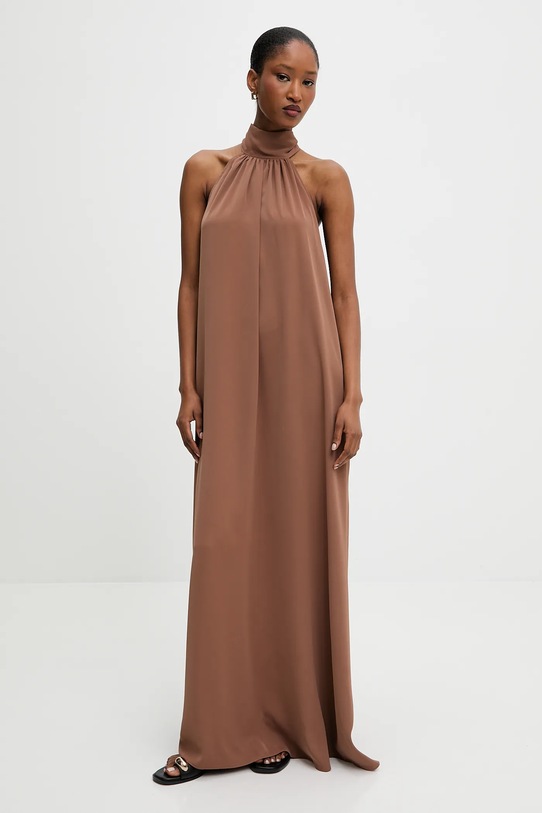 Answear Lab rochie legat maro 390.tos