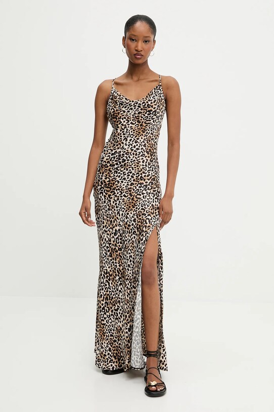 Answear Lab rochie rotund maro 110.tos