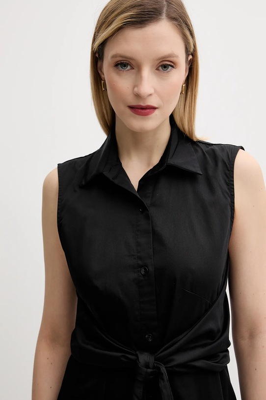 Answear Lab rochie din bumbac negru 20195.tos