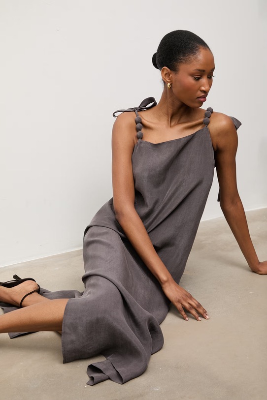 Šaty Answear.LAB L2759.tos hnědá WW25