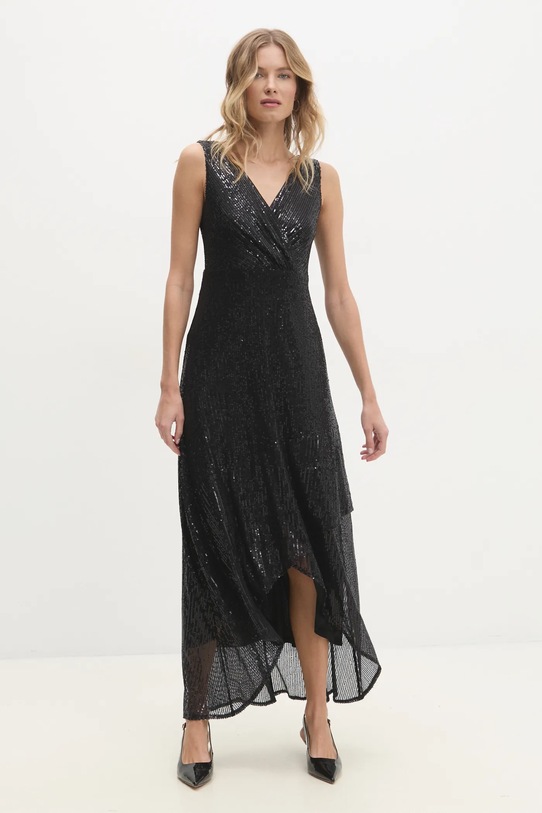 Šaty Answear.LAB LI1418.fos čierna WW25