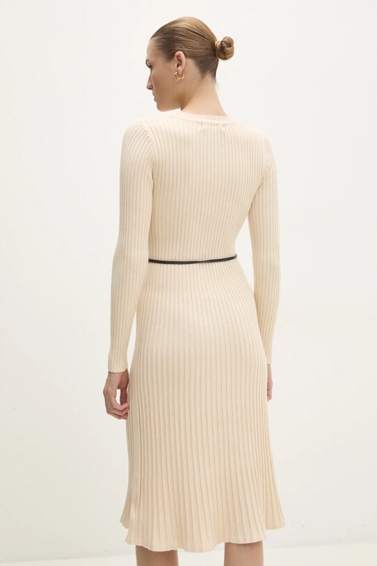 Odzież Answear.LAB sukienka 5149.HWK beżowy