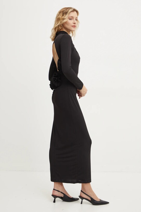 Answear Lab rochie maxi negru sng.46.tos