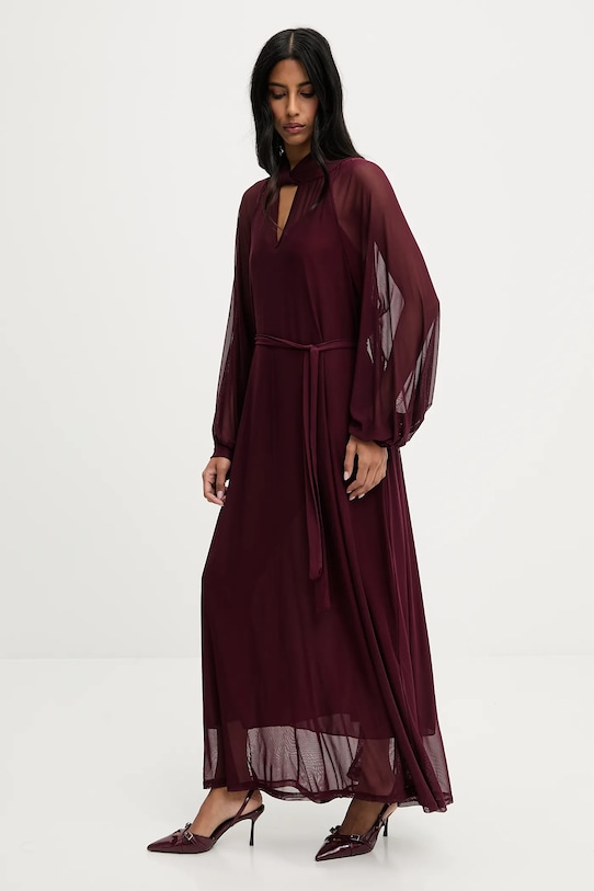 Answear Lab rochie LD1855.hms burgundia WW25