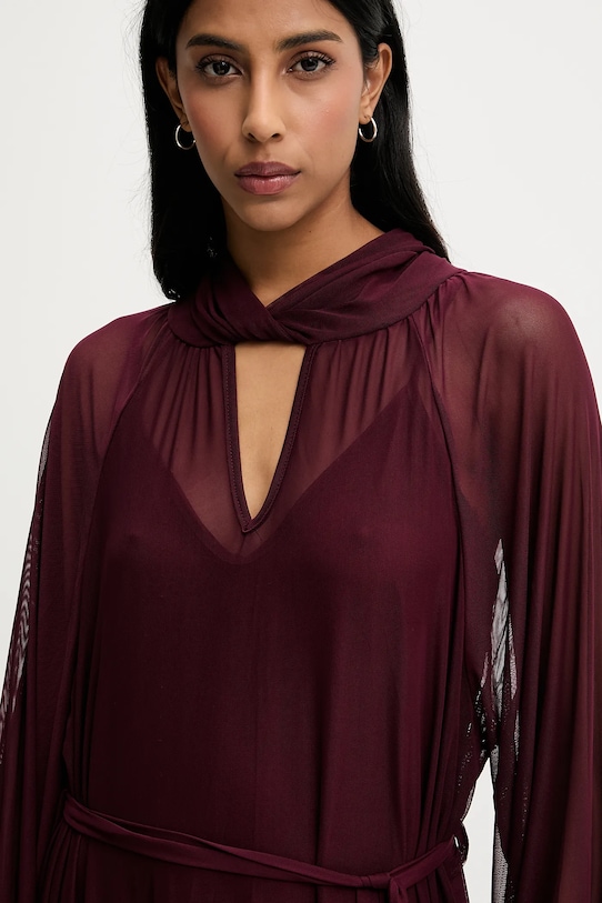 Answear Lab rochie burgundia LD1855.hms