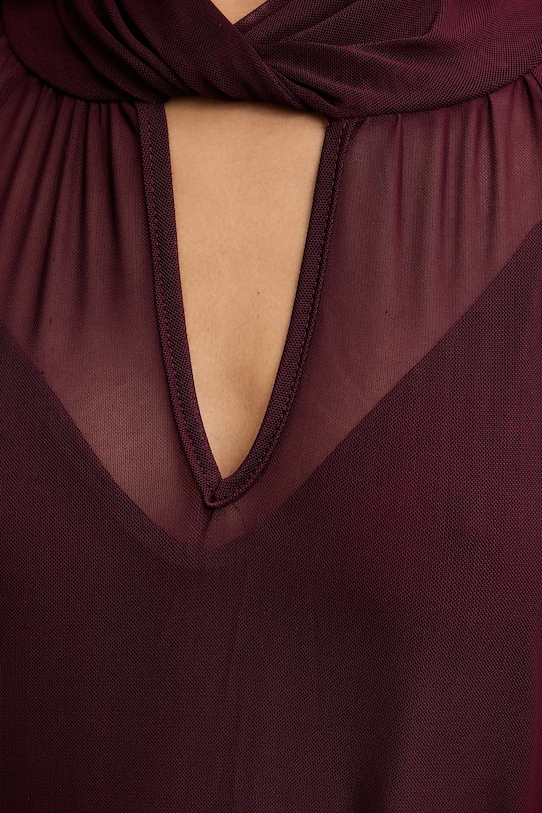 Answear Lab rochie LD1855.hms burgundia