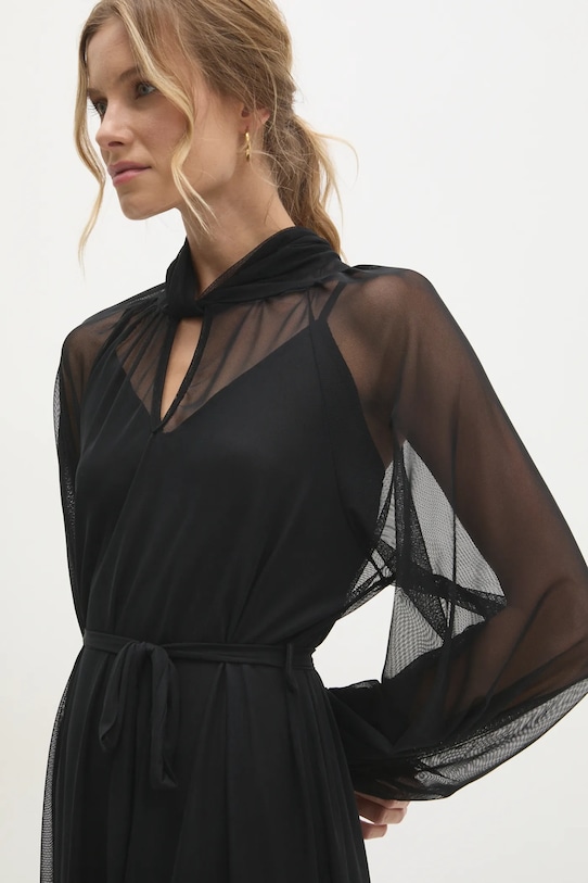 Answear Lab rochie negru LD1855.hms