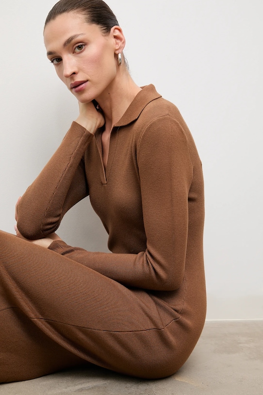 Šaty Answear.LAB hnedá hl044.ims